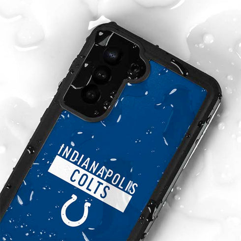 NFL Indianapolis Colts Blue Performance Series Galaxy S24 Plus Waterproof Case